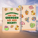 Beste Freundin Reisepasshülle Frauen Geschenk Reisen mit Freunden Pass Etui Cover Organizer Gadgets Sommer Urlaub Kunst-Leder-Reisepass-Hülle-22Feels