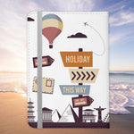 Beste Freundin Reisepasshülle "Erinnerungen" Frauen Geschenk Reisen mit Freunden Pass Etui Cover Organizer Gadgets Sommer Urlaub Kunst-Leder-Reisepass-Hülle-22Feels