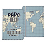 Papa Geschenk Reisepasshülle Männer Reisen Pass Etui Cover Organizer Vater Gadgets Sommer Urlaub Kunst-Leder-Reisepass-Hülle-22Feels