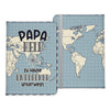 Papa Geschenk Reisepasshülle Männer Reisen Pass Etui Cover Organizer Vater Gadgets Sommer Urlaub Kunst-Leder-Reisepass-Hülle-22Feels
