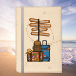Papa Geschenk Reisepasshülle Männer Reisen Pass Etui Cover Organizer Vater Gadgets Sommer Urlaub Kunst-Leder-Reisepass-Hülle-22Feels
