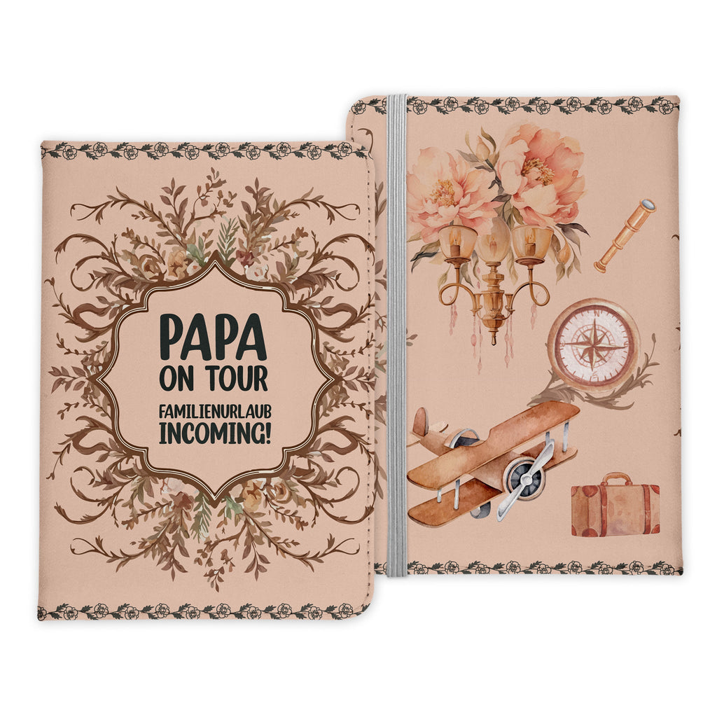 Papa Geschenk Reisepasshülle On Tour Männer Reisen Pass Etui Cover Organizer Vater Gadgets Sommer Urlaub Kunst-Leder-Reisepass-Hülle-22Feels
