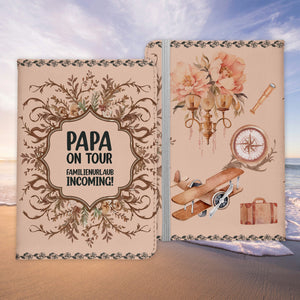 Papa Geschenk Reisepasshülle On Tour Männer Reisen Pass Etui Cover Organizer Vater Gadgets Sommer Urlaub Kunst-Leder-Reisepass-Hülle-22Feels
