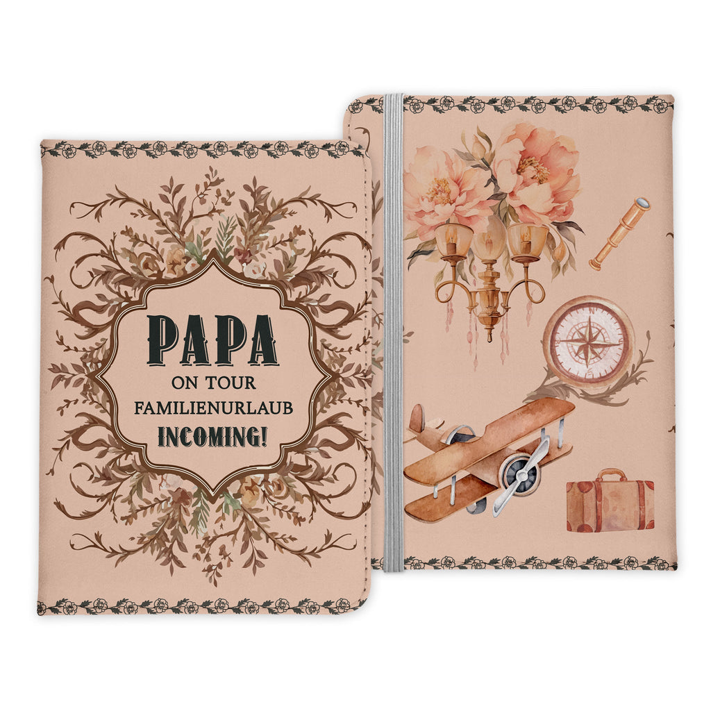 Papa Geschenk Reisepasshülle On Tour Männer Reisen Pass Etui Cover Organizer Vater Gadgets Sommer Urlaub Kunst-Leder-Reisepass-Hülle-22Feels