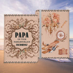 Papa Geschenk Reisepasshülle On Tour Männer Reisen Pass Etui Cover Organizer Vater Gadgets Sommer Urlaub Kunst-Leder-Reisepass-Hülle-22Feels