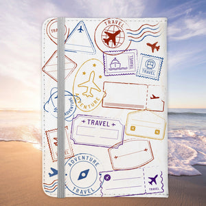 Deutscher Schäferhund Reisepasshülle Geschenk Reisen mit Hund Frauen Männer Pass Etui Cover Organizer Gadgets Sommer Urlaub Kunst-Leder-Reisepass-Hülle-22Feels