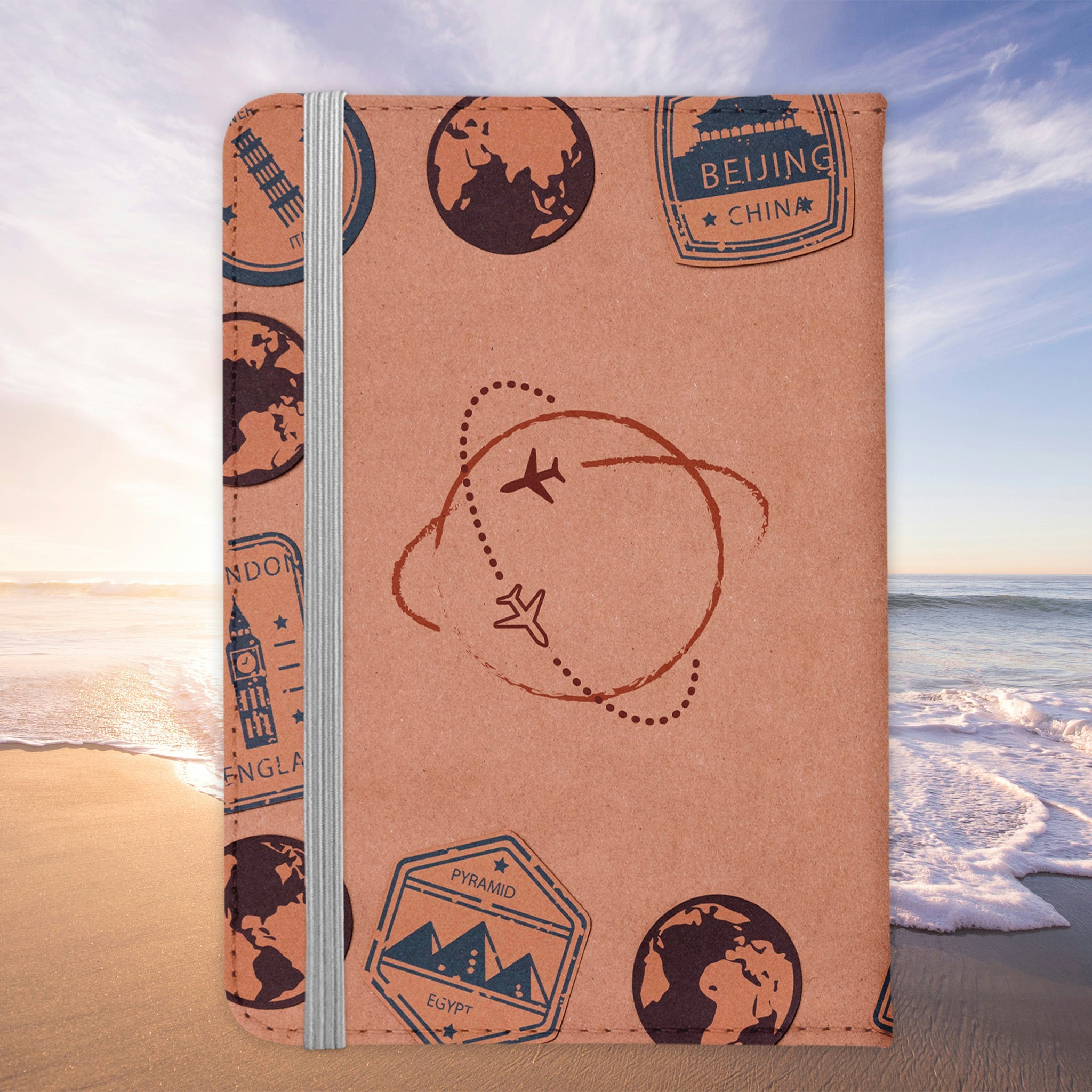 Deutscher Schäferhund Reisepasshülle Geschenk Reisen mit Hund Frauen Männer Pass Etui Cover Organizer Gadgets Sommer Urlaub Kunst-Leder-Reisepass-Hülle-22Feels