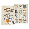 Reisen mit Katze Reisepasshülle Frauen Geschenk Männer Pass Etui Cover Organizer Gadgets Sommer Urlaub Kunst-Leder-Reisepass-Hülle-22Feels