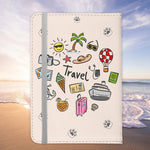 Reisen mit Katze Reisepasshülle Frauen Geschenk Männer Pass Etui Cover Organizer Gadgets Sommer Urlaub Kunst-Leder-Reisepass-Hülle-22Feels