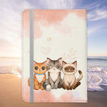 Reisen mit Katze Reisepasshülle Frauen Geschenk Männer Pass Etui Cover Organizer Gadgets Sommer Urlaub Kunst-Leder-Reisepass-Hülle-22Feels