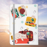 Reisen mit Katze Reisepasshülle Frauen Geschenk Männer Pass Etui Cover Organizer Gadgets Sommer Urlaub Kunst-Leder-Reisepass-Hülle-22Feels