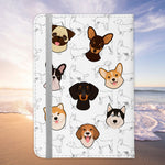 Reisen mit Hund Reisepasshülle Frauen Geschenk Männer Pass Etui Cover Organizer Gadgets Sommer Urlaub Kunst-Leder-Reisepass-Hülle-22Feels