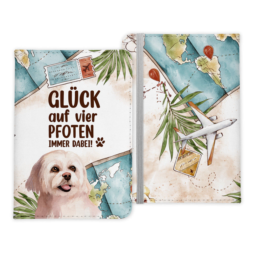 Reisen mit Hund Reisepasshülle Frauen Geschenk Männer Pass Etui Cover Organizer Gadgets Sommer Urlaub Kunst-Leder-Reisepass-Hülle-22Feels