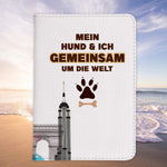 Reisen mit Hund Reisepasshülle Frauen Geschenk Männer Pass Etui Cover Organizer Gadgets Sommer Urlaub Kunst-Leder-Reisepass-Hülle-22Feels
