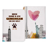 Reisen mit Hund Reisepasshülle Frauen Geschenk Männer Pass Etui Cover Organizer Gadgets Sommer Urlaub Kunst-Leder-Reisepass-Hülle-22Feels