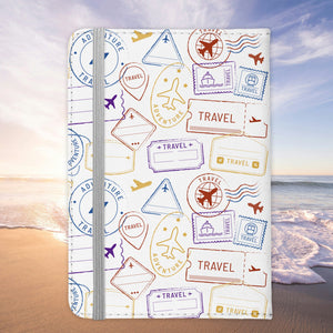 Reisen mit Hund Reisepasshülle Frauen Geschenk Männer Pass Etui Cover Organizer Gadgets Sommer Urlaub Kunst-Leder-Reisepass-Hülle-22Feels