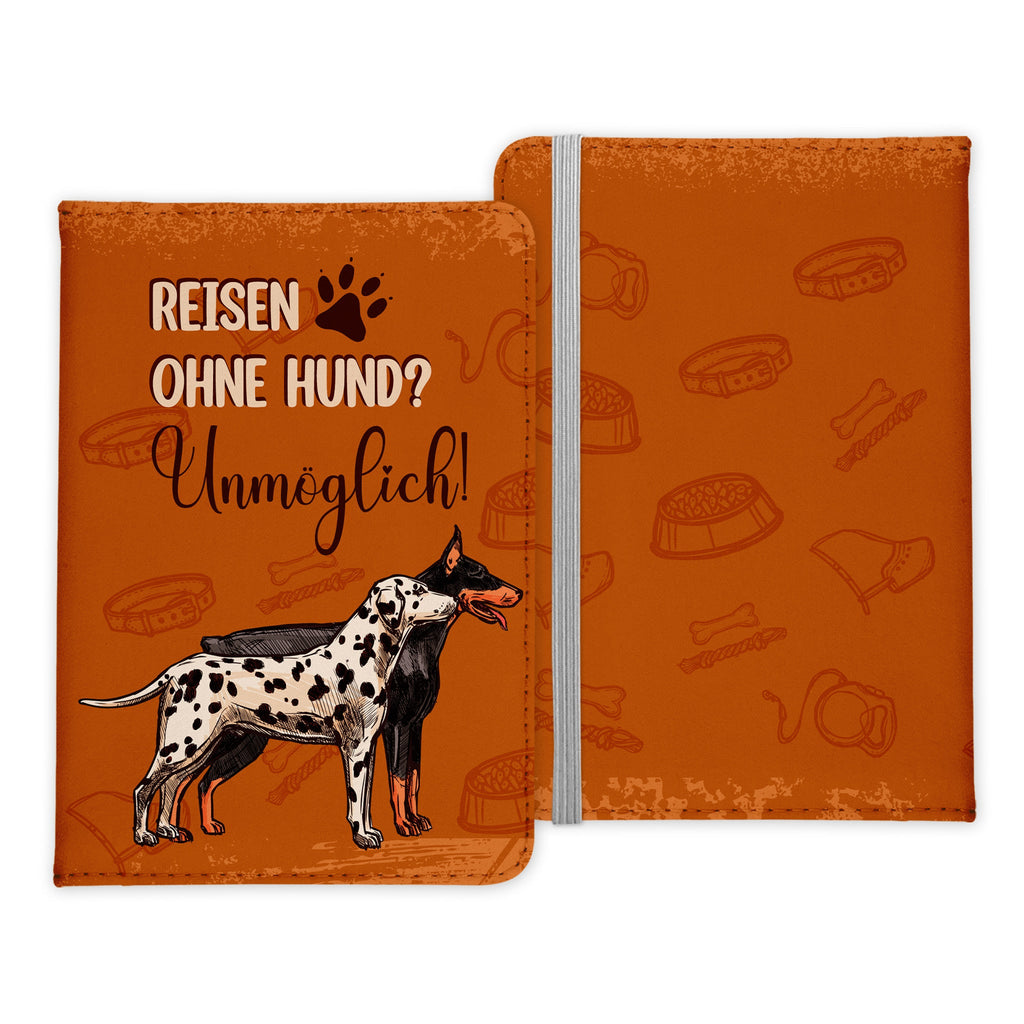 Reisen mit Hund Reisepasshülle Frauen Geschenk Männer Pass Etui Cover Organizer Gadgets Sommer Urlaub Kunst-Leder-Reisepass-Hülle-22Feels
