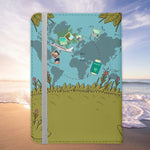 Reisen mit Hund Reisepasshülle Frauen Geschenk Männer Pass Etui Cover Organizer Gadgets Sommer Urlaub Kunst-Leder-Reisepass-Hülle-22Feels