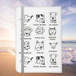 Reisen mit Hund Reisepasshülle "Pfotenpass" Frauen Geschenk Männer Pass Etui Cover Organizer Gadgets Sommer Urlaub Kunst-Leder-Reisepass-Hülle-22Feels