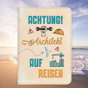 Architekt Geschenk Reisepasshülle Männer Reisen Pass Etui Cover Organizer Sommer Urlaub Gadgets Kunst-Leder Berufe Accessoire-Reisepass-Hülle-22Feels