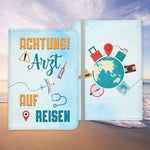 Arzt Geschenk Reisepasshülle Männer Reisen Pass Etui Cover Organizer Sommer Urlaub Gadgets Kunst-Leder Berufe Accessoire-Reisepass-Hülle-22Feels