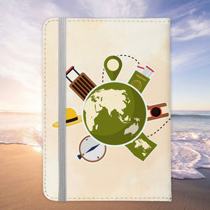 Baggerfahrer Geschenk Reisepasshülle Männer Reisen Pass Etui Cover Organizer Sommer Urlaub Gadgets Kunst-Leder Berufe Accessoire-Reisepass-Hülle-22Feels