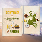 Baggerfahrer Geschenk Reisepasshülle Männer Reisen Pass Etui Cover Organizer Sommer Urlaub Gadgets Kunst-Leder Berufe Accessoire-Reisepass-Hülle-22Feels
