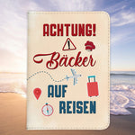 Bäcker Geschenk Reisepasshülle Männer Reisen Pass Etui Cover Organizer Sommer Urlaub Gadgets Kunst-Leder Berufe Accessoire-Reisepass-Hülle-22Feels
