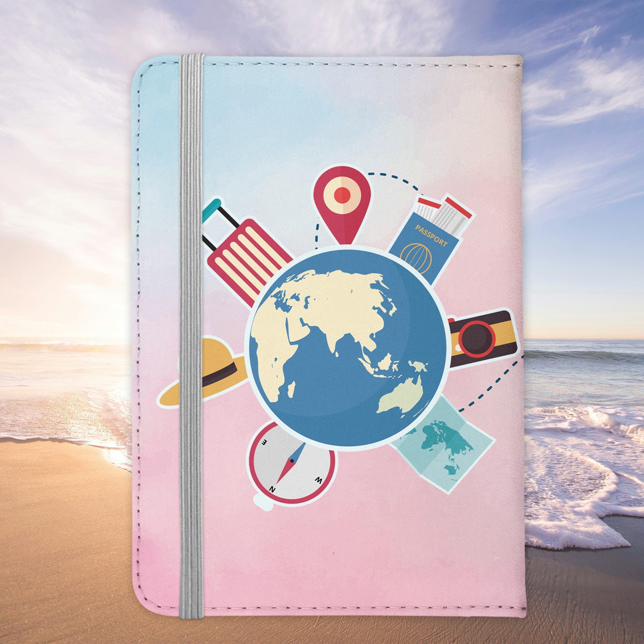 Barkeeper Geschenk Reisepasshülle Männer Reisen Pass Etui Cover Organizer Sommer Urlaub Gadgets Kunst-Leder Berufe Accessoire-Reisepass-Hülle-22Feels