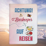 Barkeeper Geschenk Reisepasshülle Männer Reisen Pass Etui Cover Organizer Sommer Urlaub Gadgets Kunst-Leder Berufe Accessoire-Reisepass-Hülle-22Feels