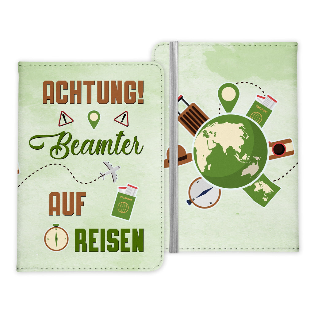 Beamter Geschenk Reisepasshülle Männer Reisen Pass Etui Cover Organizer Sommer Urlaub Gadgets Kunst-Leder Berufe Accessoire-Reisepass-Hülle-22Feels