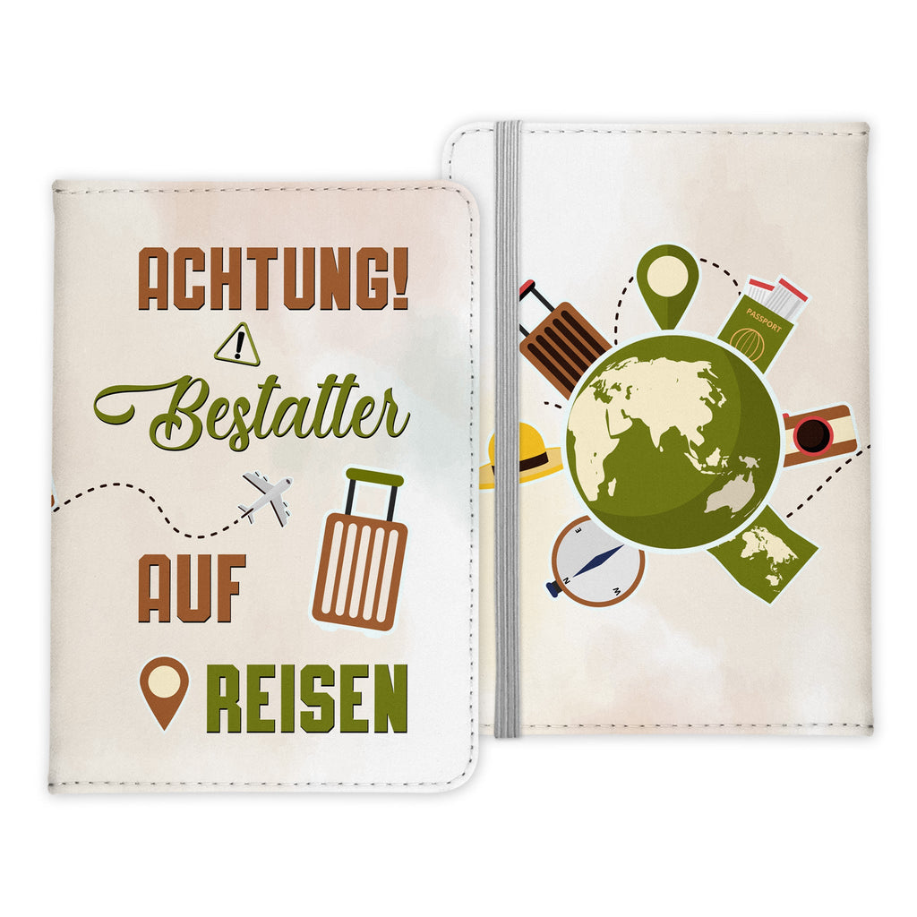 Bestatter Geschenk Reisepasshülle Männer Reisen Pass Etui Cover Organizer Sommer Urlaub Gadgets Kunst-Leder Berufe Accessoire-Reisepass-Hülle-22Feels