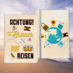 Brauer Geschenk Reisepasshülle Männer Reisen Pass Etui Cover Organizer Sommer Urlaub Gadgets Kunst-Leder Berufe Accessoire-Reisepass-Hülle-22Feels