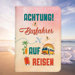Busfahrer Geschenk Reisepasshülle Männer Reisen Pass Etui Cover Organizer Sommer Urlaub Gadgets Kunst-Leder Berufe Accessoire-Reisepass-Hülle-22Feels