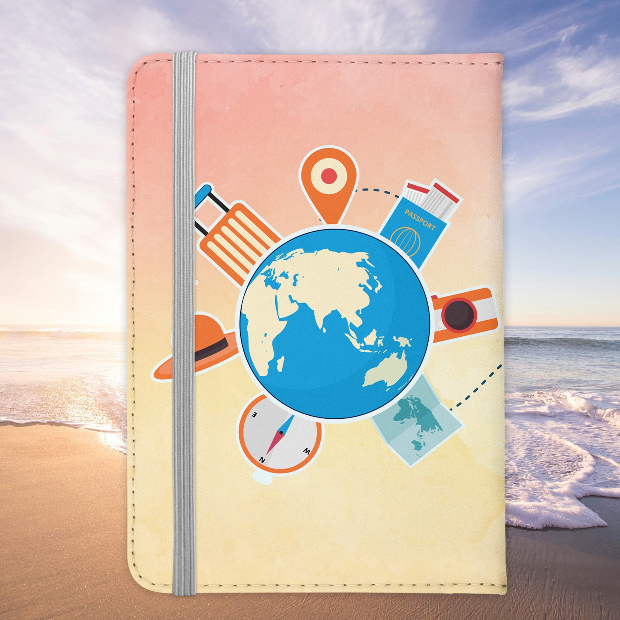 Chemiker Geschenk Reisepasshülle Männer Reisen Pass Etui Cover Organizer Sommer Urlaub Gadgets Kunst-Leder Berufe Accessoire-Reisepass-Hülle-22Feels