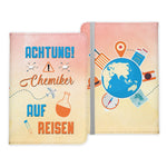 Chemiker Geschenk Reisepasshülle Männer Reisen Pass Etui Cover Organizer Sommer Urlaub Gadgets Kunst-Leder Berufe Accessoire-Reisepass-Hülle-22Feels