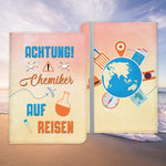 Chemiker Geschenk Reisepasshülle Männer Reisen Pass Etui Cover Organizer Sommer Urlaub Gadgets Kunst-Leder Berufe Accessoire-Reisepass-Hülle-22Feels