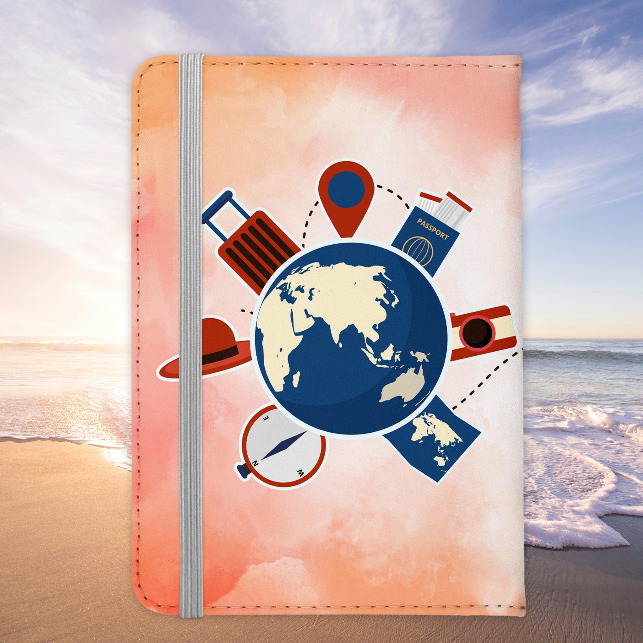 Coach Geschenk Reisepasshülle Männer Reisen Pass Etui Cover Organizer Sommer Urlaub Gadgets Kunst-Leder Berufe Accessoire-Reisepass-Hülle-22Feels