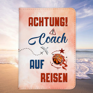 Coach Geschenk Reisepasshülle Männer Reisen Pass Etui Cover Organizer Sommer Urlaub Gadgets Kunst-Leder Berufe Accessoire-Reisepass-Hülle-22Feels