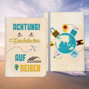 Dachdecker Geschenk Reisepasshülle Männer Reisen Pass Etui Cover Organizer Sommer Urlaub Gadgets Kunst-Leder Berufe Accessoire-Reisepass-Hülle-22Feels