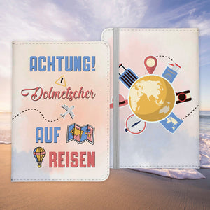 Dolmetscher Geschenk Reisepasshülle Männer Reisen Pass Etui Cover Organizer Sommer Urlaub Gadgets Kunst-Leder Berufe Accessoire-Reisepass-Hülle-22Feels