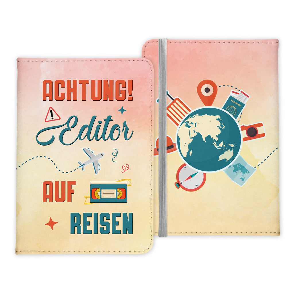 Editor Geschenk Reisepasshülle Männer Reisen Pass Etui Cover Organizer Sommer Urlaub Gadgets Kunst-Leder Berufe Accessoire-Reisepass-Hülle-22Feels