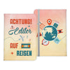 Editor Geschenk Reisepasshülle Männer Reisen Pass Etui Cover Organizer Sommer Urlaub Gadgets Kunst-Leder Berufe Accessoire-Reisepass-Hülle-22Feels