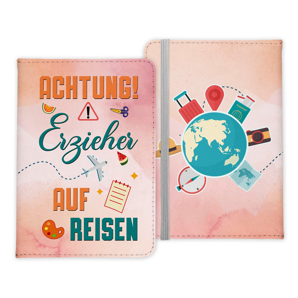 Erzieher Geschenk Reisepasshülle Männer Reisen Pass Etui Cover Organizer Sommer Urlaub Gadgets Kunst-Leder Berufe Accessoire-Reisepass-Hülle-22Feels