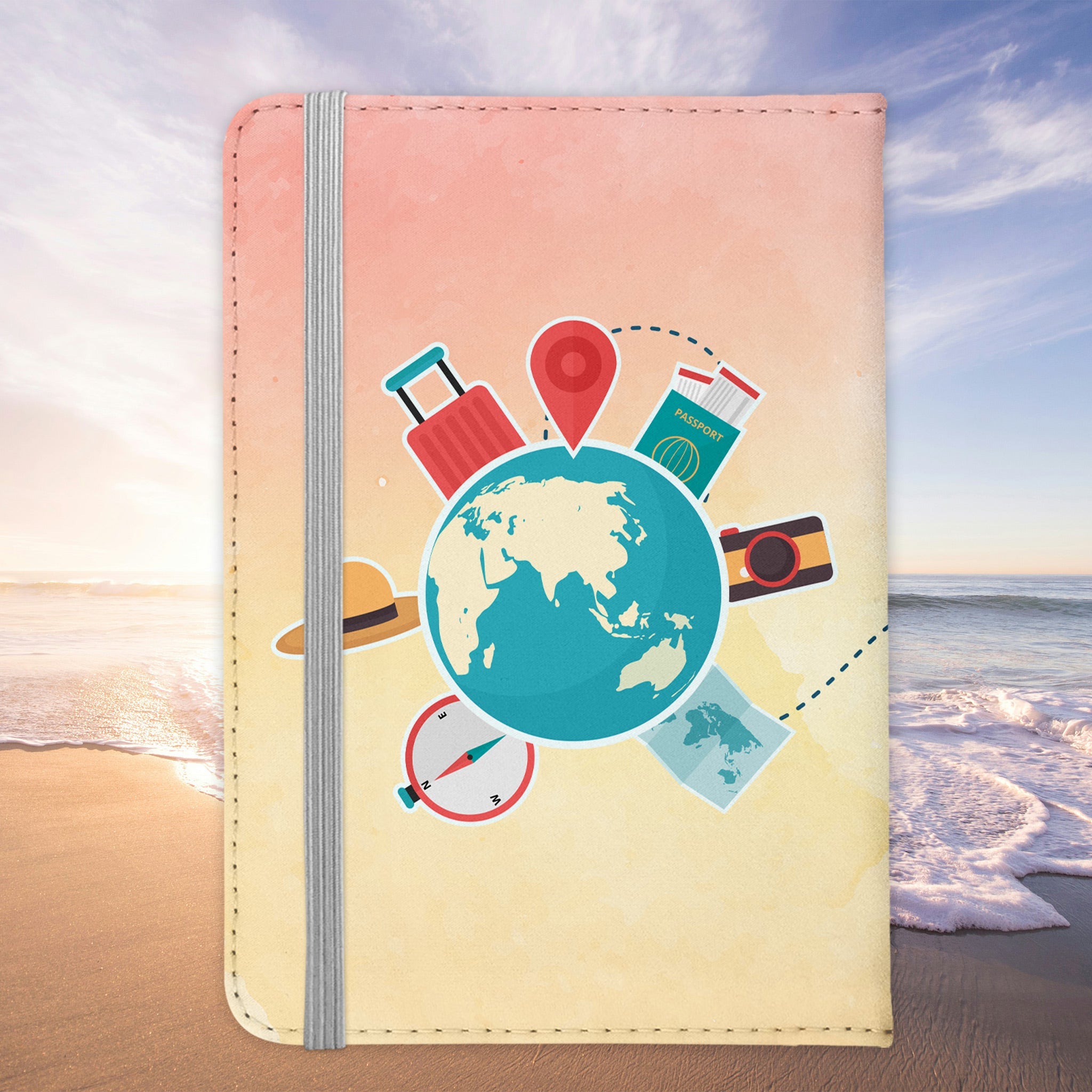 Eventmanager Geschenk Reisepasshülle Männer Reisen Pass Etui Cover Organizer Sommer Urlaub Gadgets Kunst-Leder Berufe Accessoire-Reisepass-Hülle-22Feels