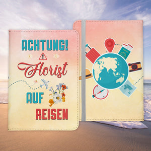 Florist Geschenk Reisepasshülle Männer Reisen Pass Etui Cover Organizer Sommer Urlaub Gadgets Kunst-Leder Berufe Accessoire-Reisepass-Hülle-22Feels