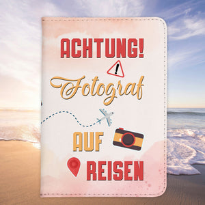 Fotograf Geschenk Reisepasshülle Männer Reisen Pass Etui Cover Organizer Sommer Urlaub Gadgets Kunst-Leder Berufe Accessoire-Reisepass-Hülle-22Feels