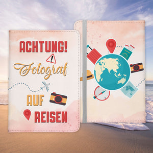 Fotograf Geschenk Reisepasshülle Männer Reisen Pass Etui Cover Organizer Sommer Urlaub Gadgets Kunst-Leder Berufe Accessoire-Reisepass-Hülle-22Feels