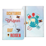 Friseur Geschenk Reisepasshülle Männer Reisen Pass Etui Cover Organizer Sommer Urlaub Gadgets Kunst-Leder Berufe Accessoire-Reisepass-Hülle-22Feels