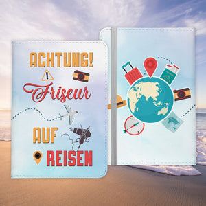 Friseur Geschenk Reisepasshülle Männer Reisen Pass Etui Cover Organizer Sommer Urlaub Gadgets Kunst-Leder Berufe Accessoire-Reisepass-Hülle-22Feels